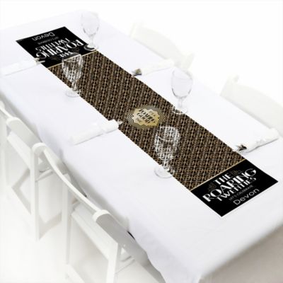 Roaring 20 S Personalized Petite 1920s Art Deco Jazz Party Table