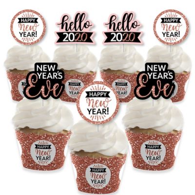 Party Cupcake Wrappers New Years Eve Party Decorations Big Dot Of