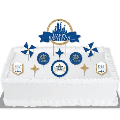 Royal Prince Charming Birthday Party Cake Decorating Kit Cake