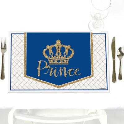 Royal Prince Charming Party Table Decorations Baby Shower Or