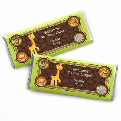 Funfari™ - Fun Safari Jungle - Personalized Candy Bar ...