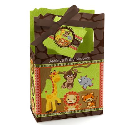 Funfari™ - Fun Safari Jungle - Personalized Baby Shower Favor Boxes