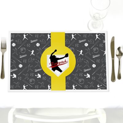 Grand Slam Fastpitch Softball Party Table Decorations Baby
