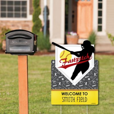 Grand Slam Fastpitch Softball Party Decorations Baby Shower