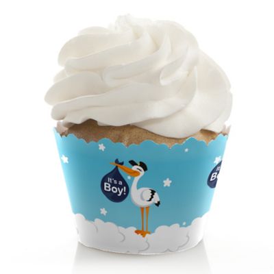 Boy Special Delivery Blue Stork Baby Shower Decorations Party
