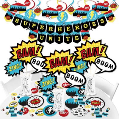 Bam Superhero Baby Shower Theme Bigdotofhappiness Com