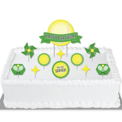 You Got Served Tennis Tennis Ball Birthday Party Cake