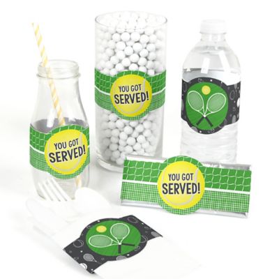 You Got Served Tennis Diy Party Supplies Baby Shower Or