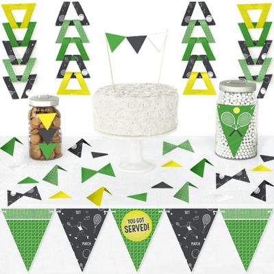 You Got Served Tennis Diy Pennant Banner Decorations Baby