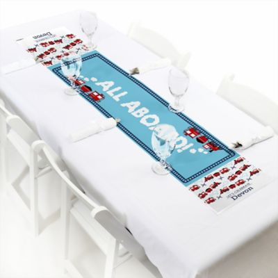 Railroad Party Crossing Personalized Petite Steam Train Birthday