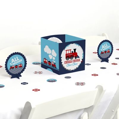 Railroad Party Crossing Steam Train Birthday Party Or Baby