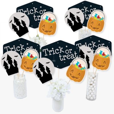 Trick or Treat - Halloween Party Centerpiece Sticks - Table Toppers