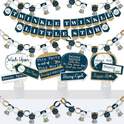 Twinkle Twinkle Little Star Banner And Photo Booth Decorations