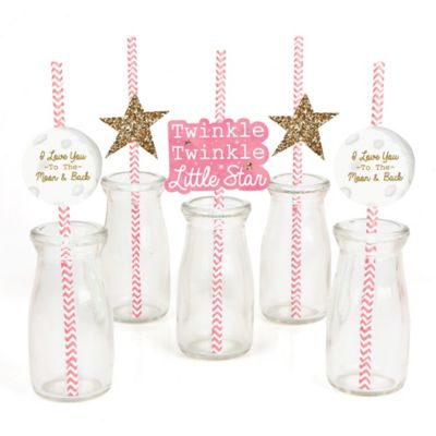 Pink Twinkle Twinkle Little Star - Baby Shower Theme 