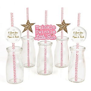 Pink Twinkle Twinkle Little Star Baby Shower Theme