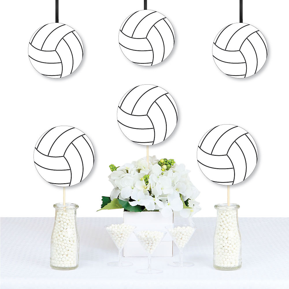 Bump Set Spike Volleyball Decorations Diy Baby Shower Or Birthday Party Essentials Set Of 20