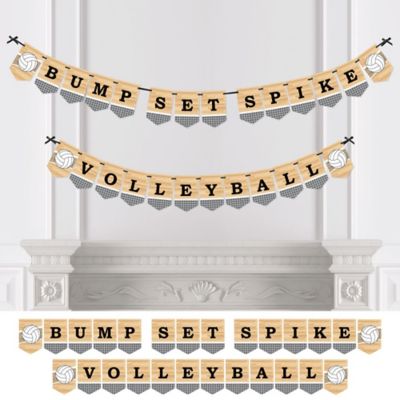 Bump Set Spike Volleyball Baby Shower Or Birthday Party