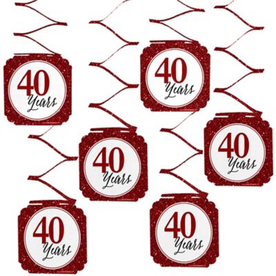 We Still Do 40th Wedding Anniversary Hanging Decorations