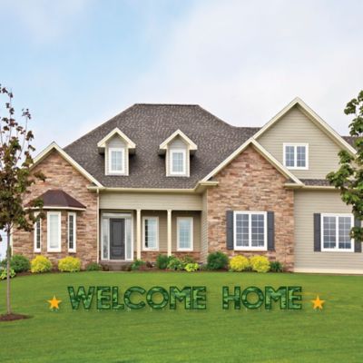 Welcome Home Hero Yard Sign Outdoor Lawn Decorations Military
