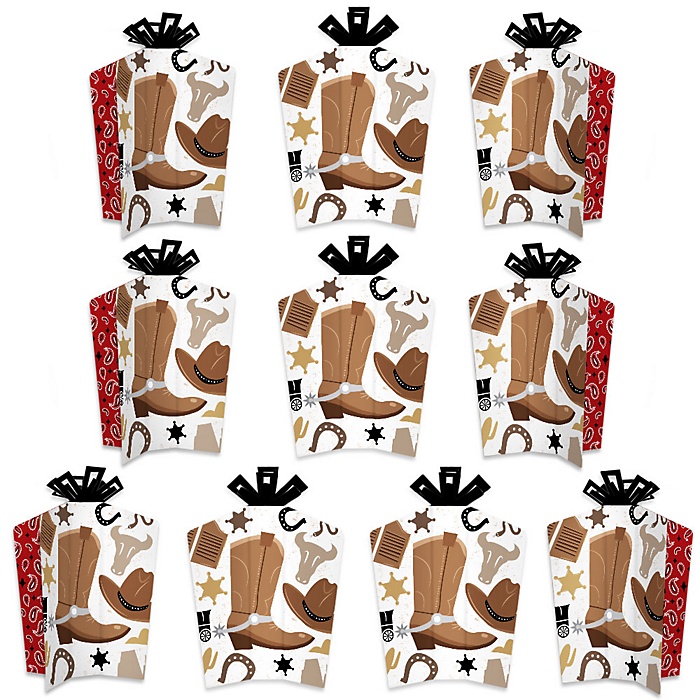 Western Hoedown Table Decorations Wild West Cowboy Party Fold