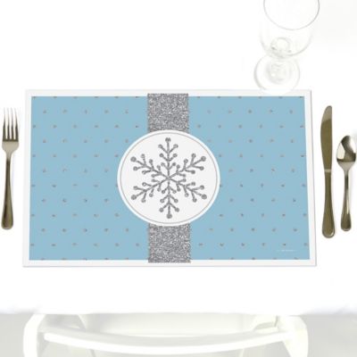 Winter Wonderland Party Table Decorations Snowflake Holiday