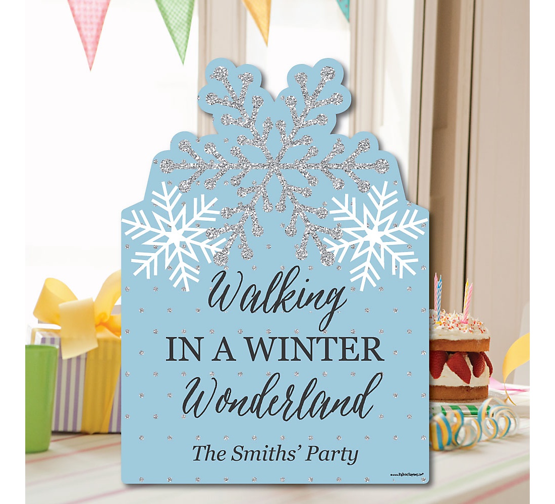 Winter Wonderland Party Decorations Snowflake Holiday Party