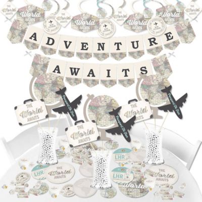 World Awaits Travel Themed Graduation And Retirement Party